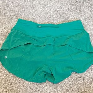 NWOT lululemon athletica Green Athletic Shorts